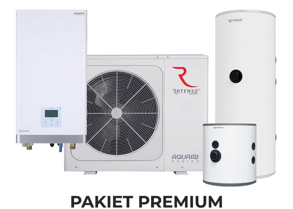 Pompa ciepła Rotenso Aquami Split 8-10kW – Kompletny zestaw z montażem