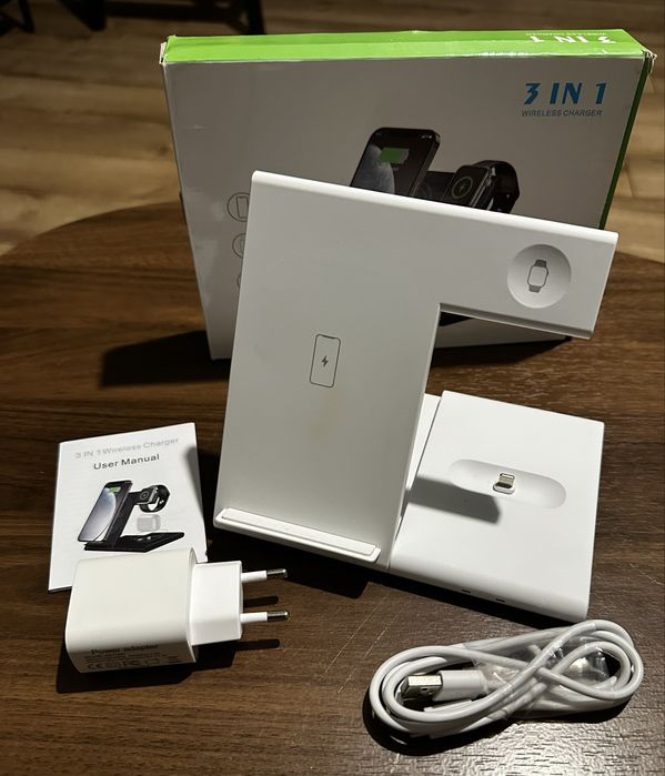 Ładowarka bezprzewodowa 3w1