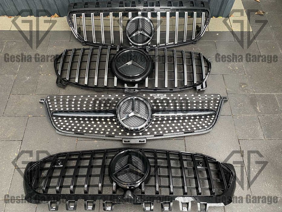 Нова решетка решітка mercedes мерседес g ml cl gls gle glc glb gla cls