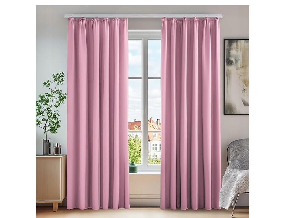 Zasłona zaciemniająca Deconovo 140x160cm 2szt Termiczne