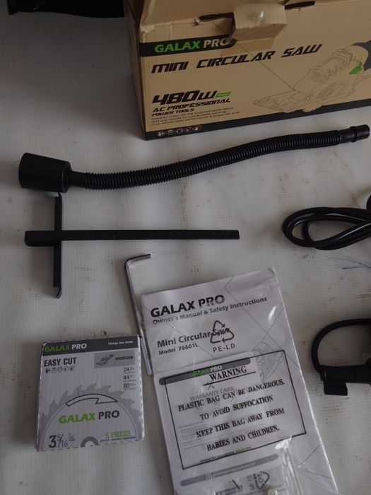Mini pilarka tarczowa 480W z laserem Prowadnica do cięcia drewna płyt