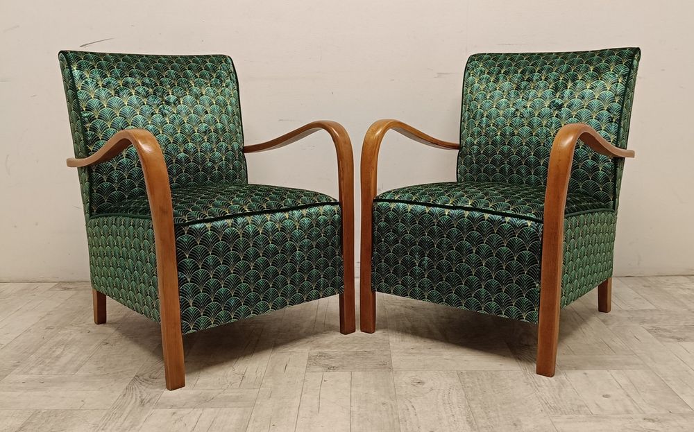 fotel fotele PRL art deco lata 60-te vintage design