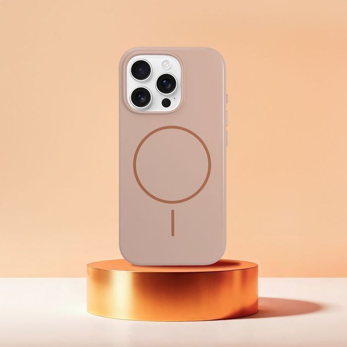 Glossy Etui iPhone 14 Plus pustynny złoty