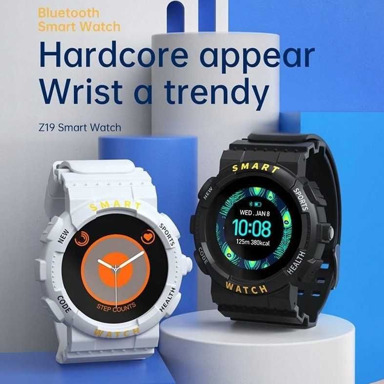 Smartband Zegarek Z19 Wodoodporny MĘSKI DAMSKI Smartwatch Sportowy