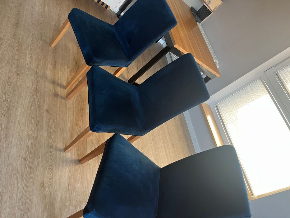 Krzesło Ikea bergmund granat