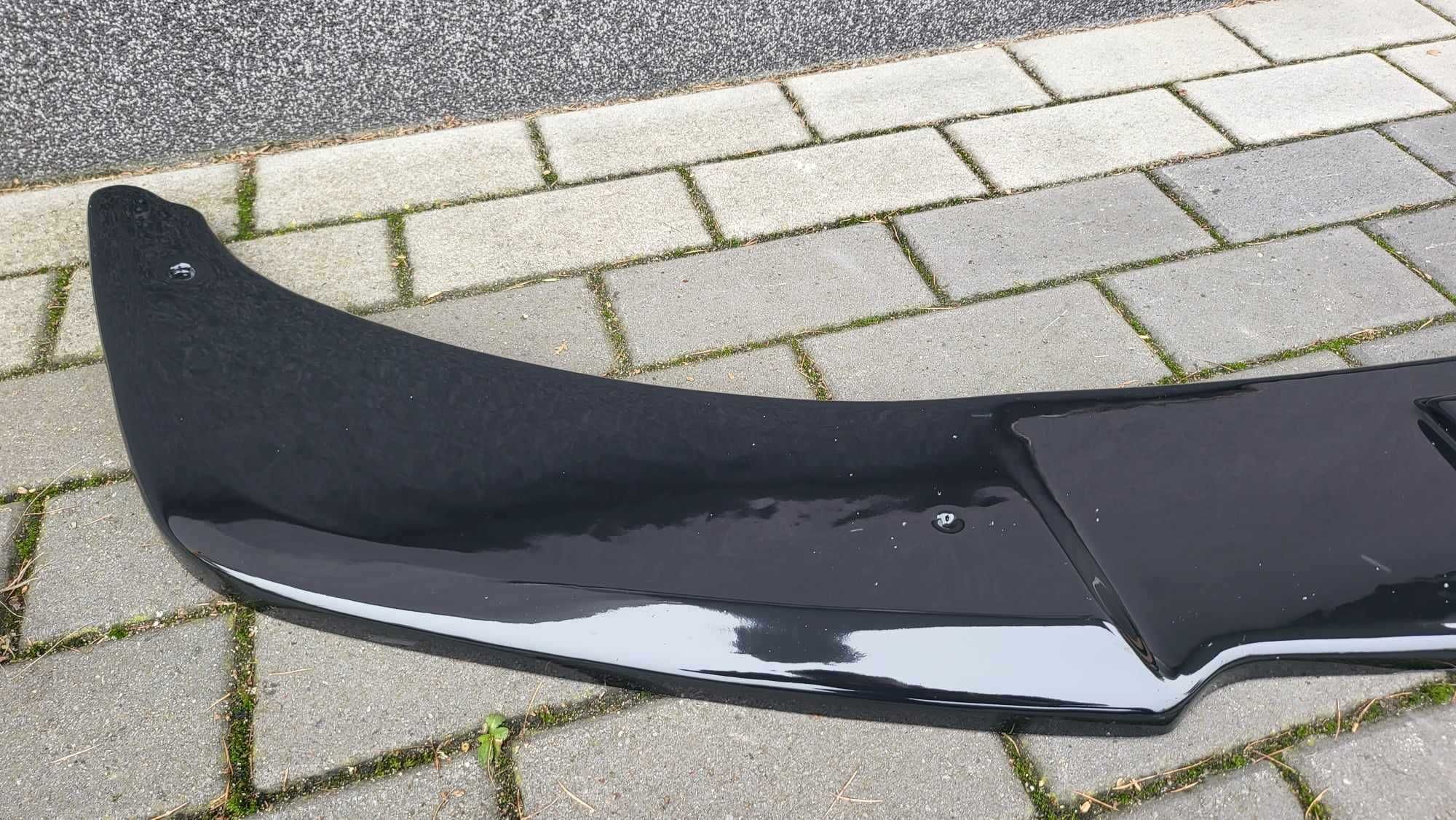 SPLITTER czarny połysk BMW 6 F06 F12 F13 zderzak M-PERFORMANCE 13-15