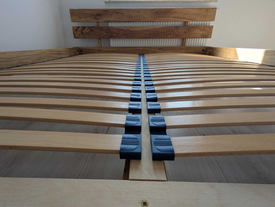 Stelaż Łóżko lite drewno Palisander ze stelażem 180x200