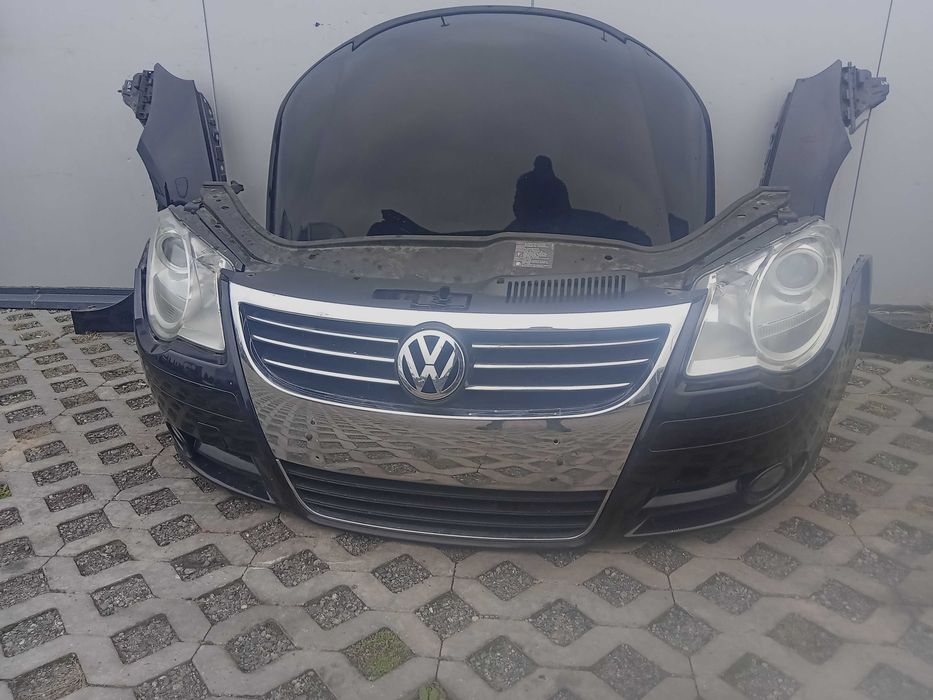 Przód kompletny VW EOS 1Q CZARNY LC9X maska zderzak błotnik