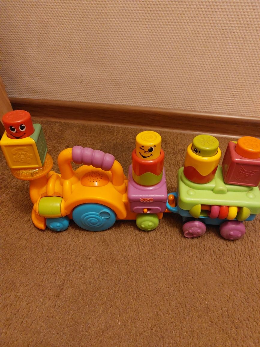 Zabawki dla dzieci pociąg Fisher