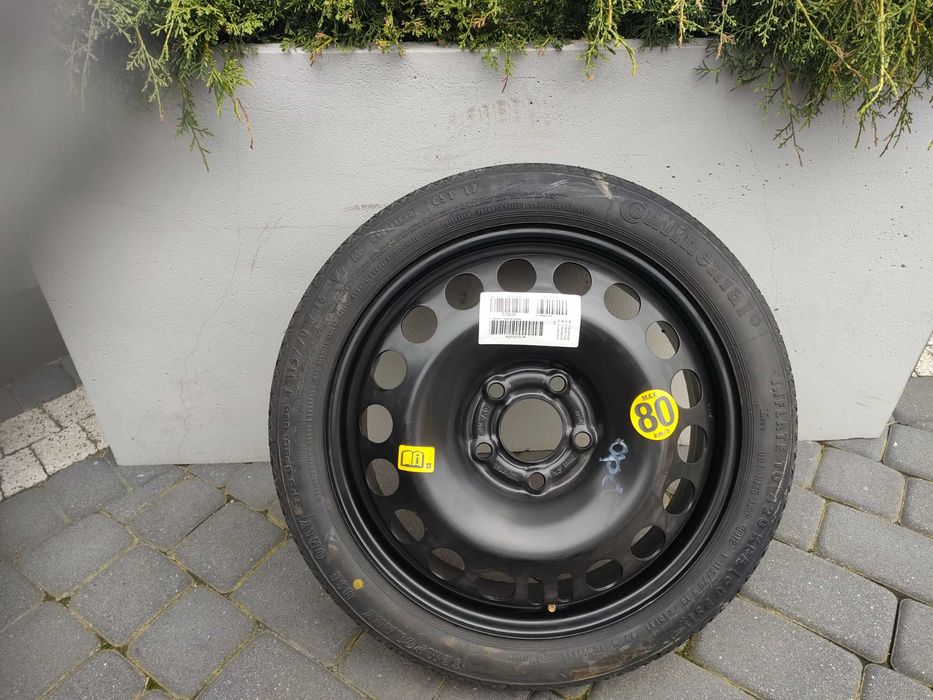 Koło dojazdowe Opel 5x110.  115/70R16 Meriva B