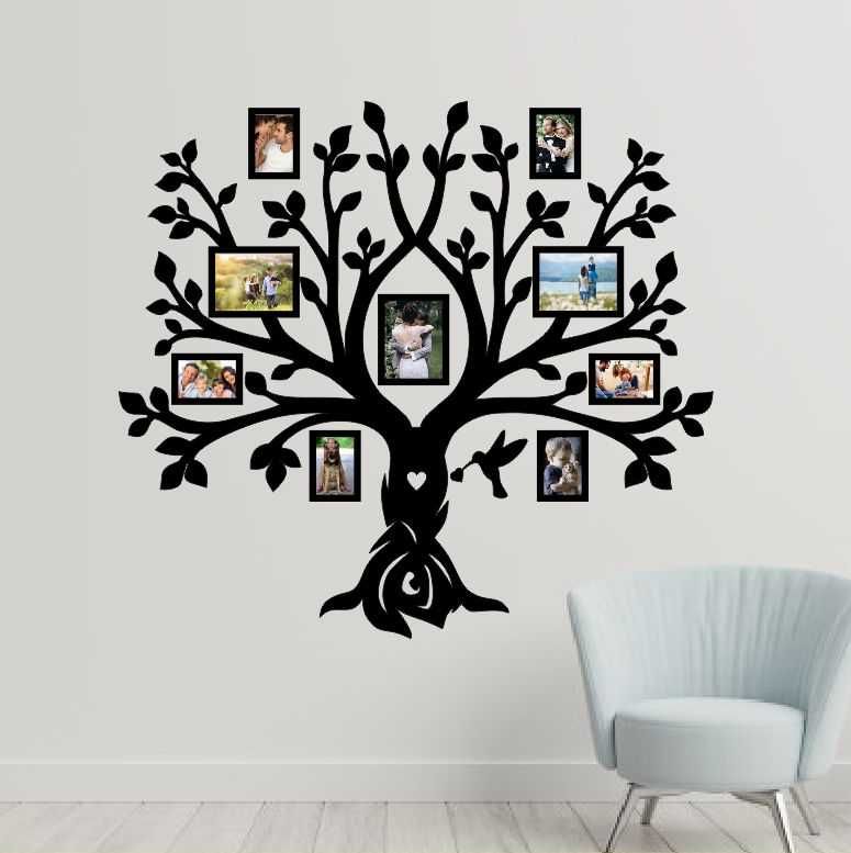 Сімейне дерево на стіну, родинне дерево фоторамка