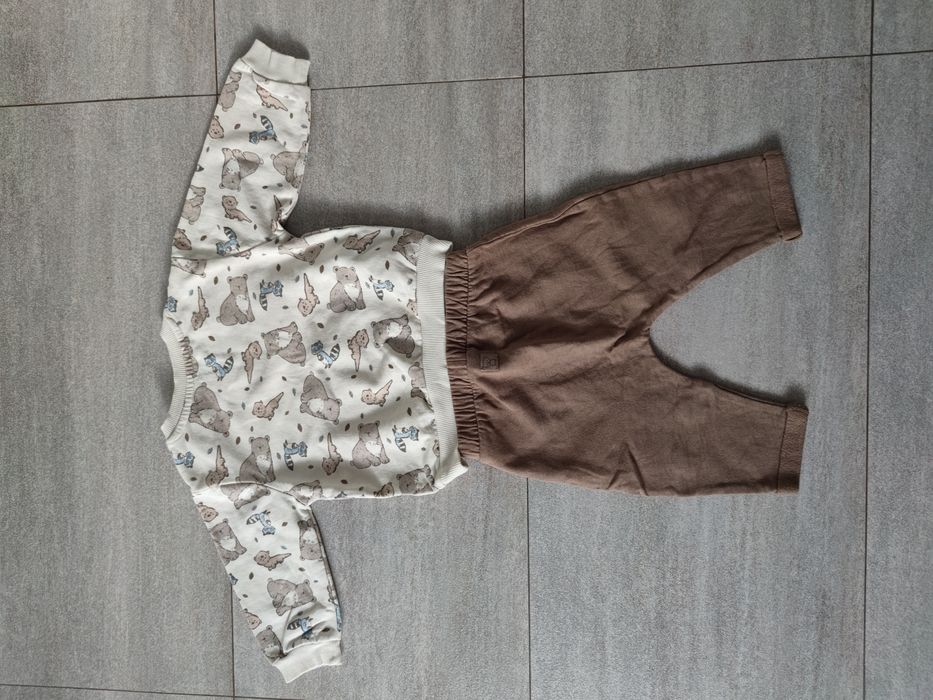 Komplet bluza i spodnie zestaw dla chłopczyka Smyk rozm. 74