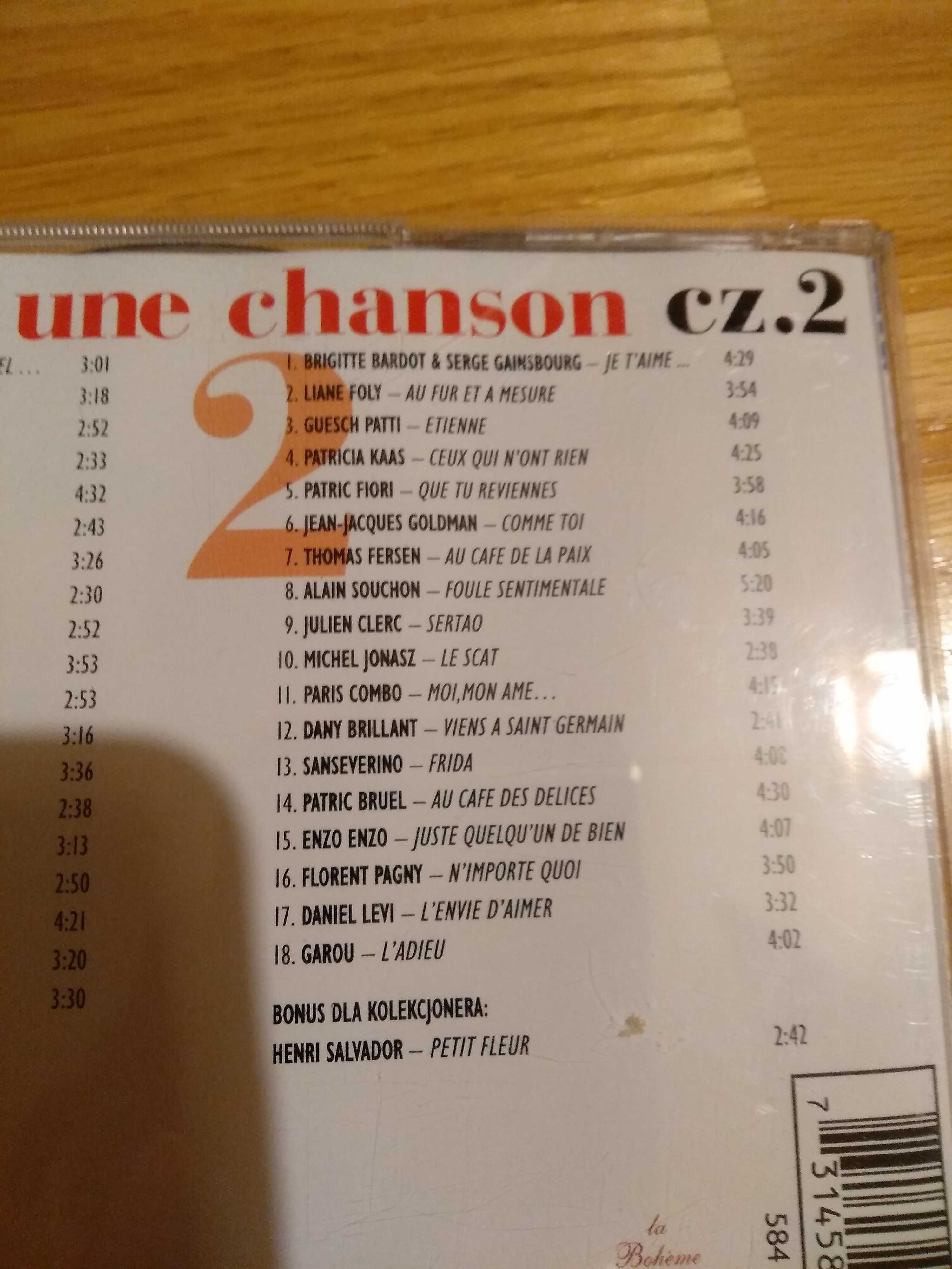 La vie est une chanson cz.1, cz.2 -  4 płyty CD z piosenką francuską,