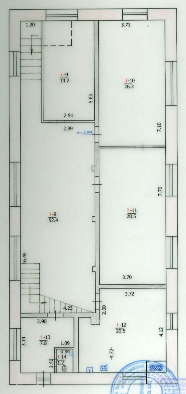 Аренда дома, коммерческих помещений ОСЗ 420-600 м2