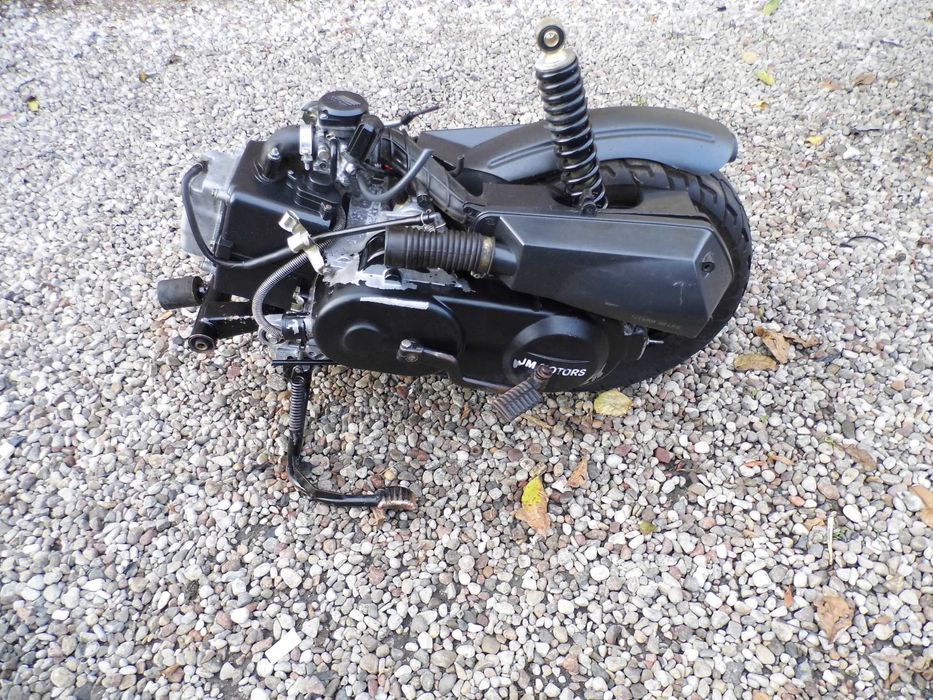 SILNIK DO CHIŃSKIEGO SKUTERA 50 4T KOŁO 10 sprawny 1724 km toros bassa