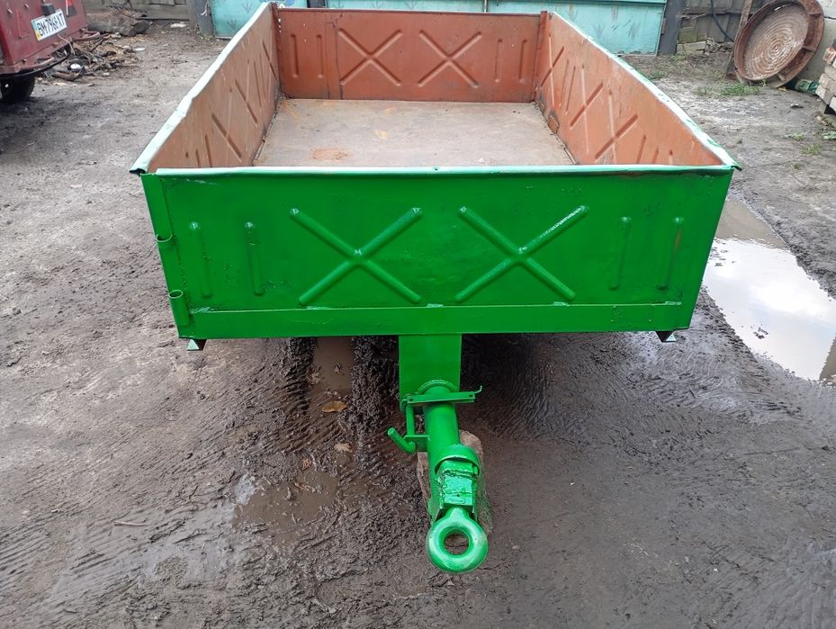 Причіп по мінітрактора tz4k14, т-25, мототрактора Дтз самоскид чеський