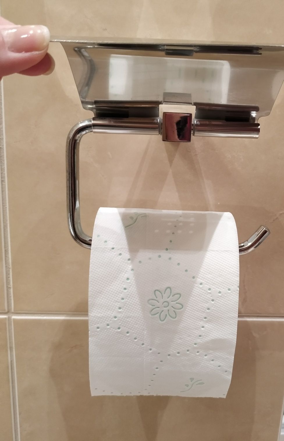 Zestaw łazienkowy 4 elementy stal nierdzewna
