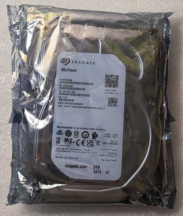 Жорсткий диск 8TB HDD Seagate SkyHawk Surveillance ST8000VX009