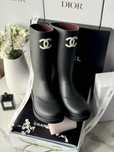Kalosze Chanel Black