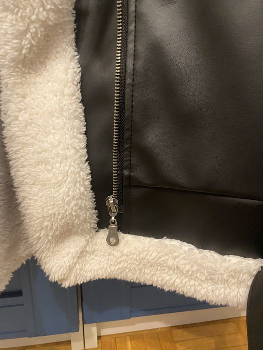 Kurtka oceplana z kozuchem