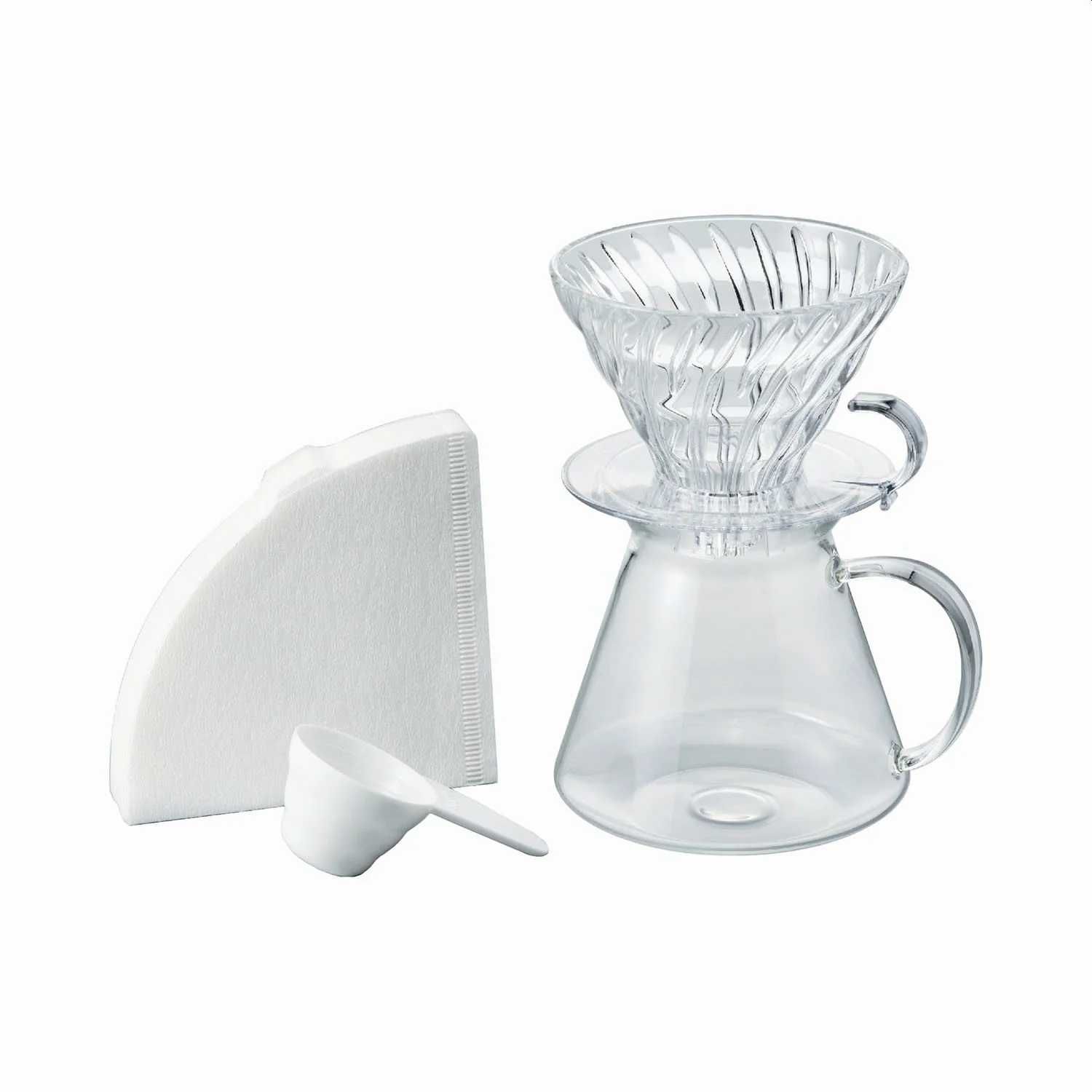 Simply Hario V60-02 Glass Brewing Kit 600 ml - Café