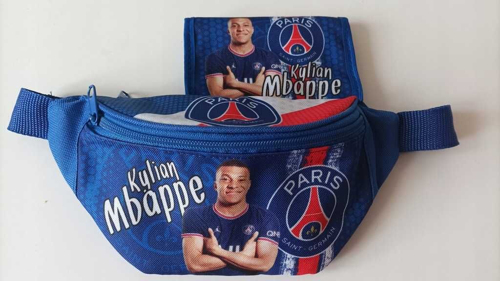 Mbappe PSG saszetka nerka plus portfel Nowe komplety