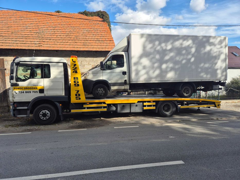 Pomoc Drogowa Laweta Transport dostawcze A4 S8 Wrocław Pietrzykowice