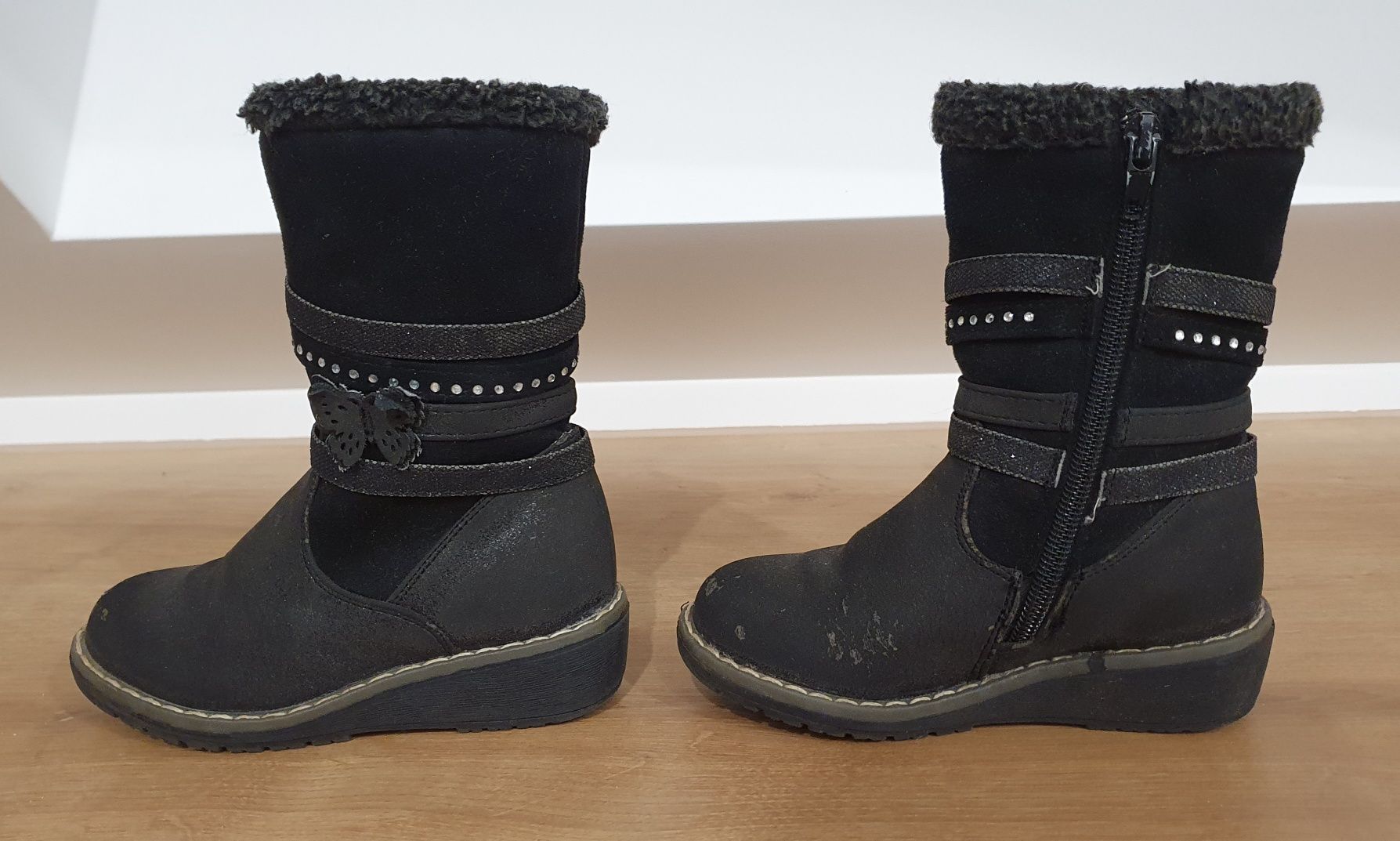Buty 25 kozaki kozaczki dziewczynka