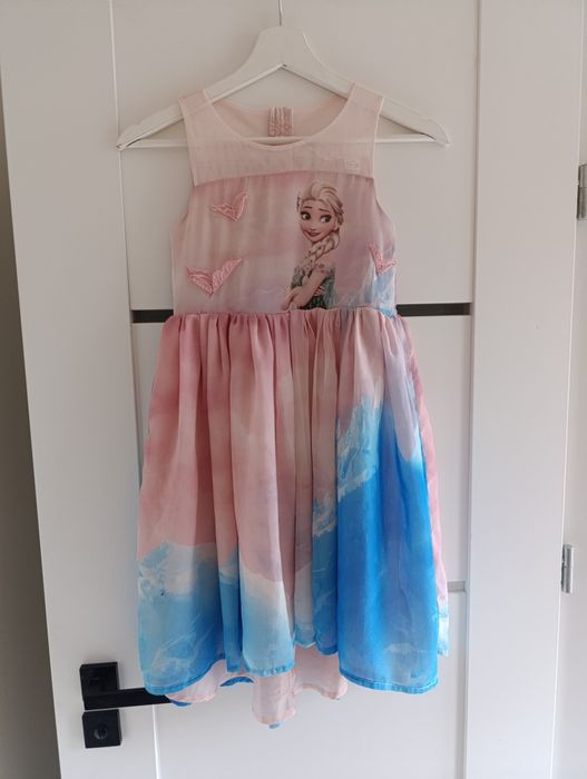 Sukienka kraina lodu Anna i elsa Frozen h&m
