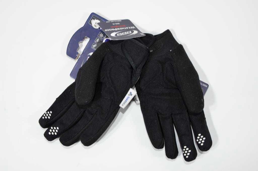 Zimowe rękawiczki rowerowe BBB długie XS czarne