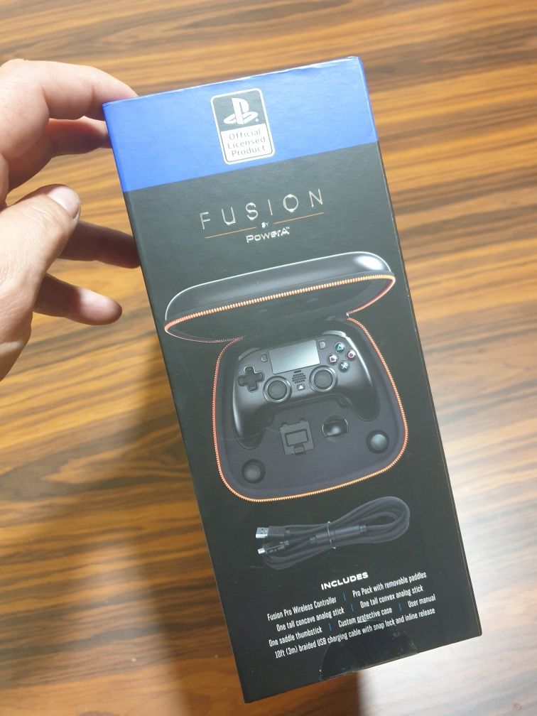 Comando Playstation 4 Fusion Pro PowerA - PS4 NOVO NA CAIXA