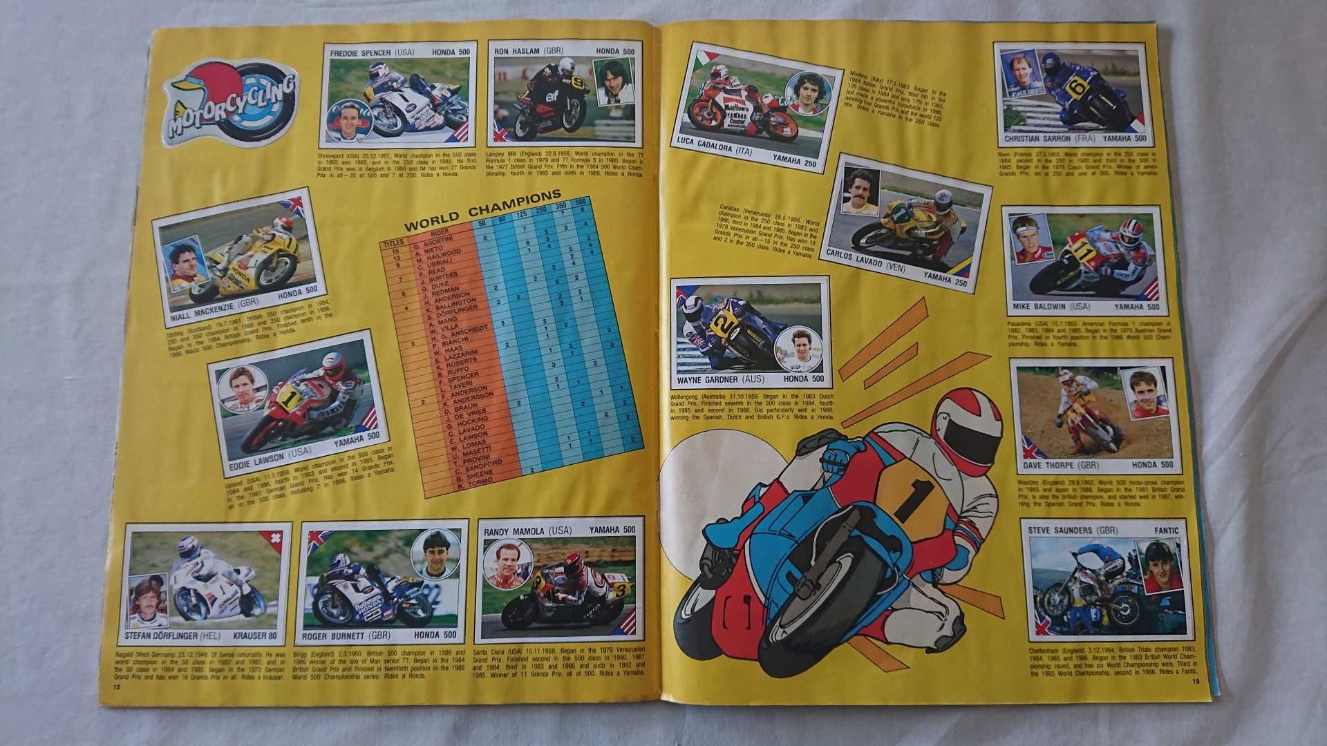 Caderneta SuperSport 1987 - Panini
