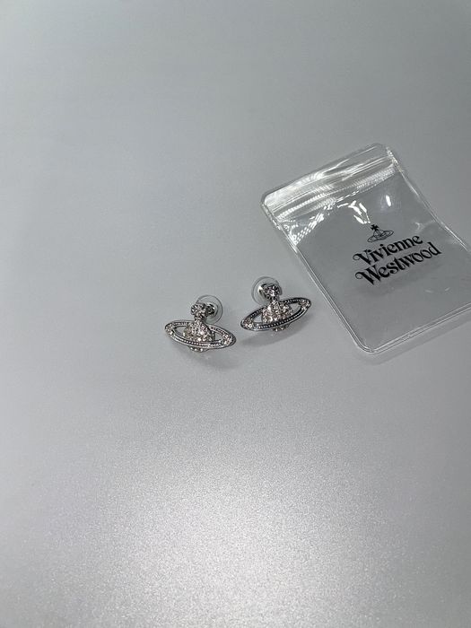 Vivienne Westwood orb Сережки кольє кулон серьги в стилі miu miu bas