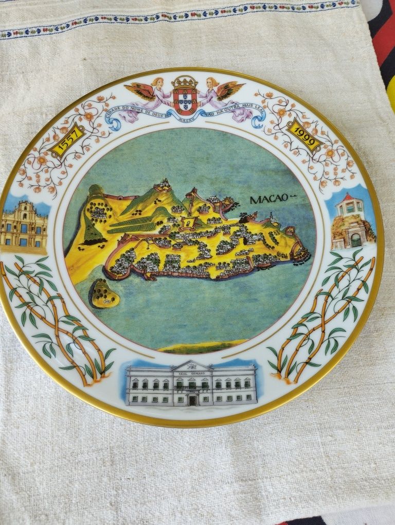 Prato comemorativo Macau