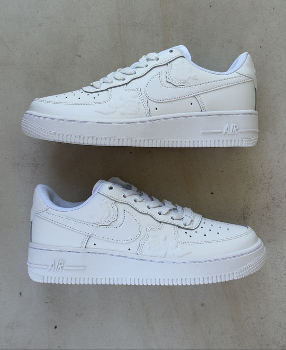БЕЗ ПЕРЕДОПЛАТ‼️ 36-45 розміри Nike Air Force 1 White 'Roses найк форс