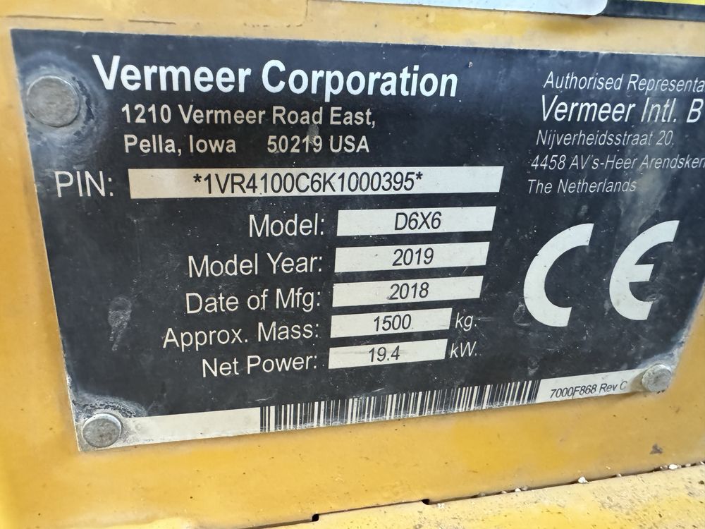 Wiertnica Vermeer D6x6