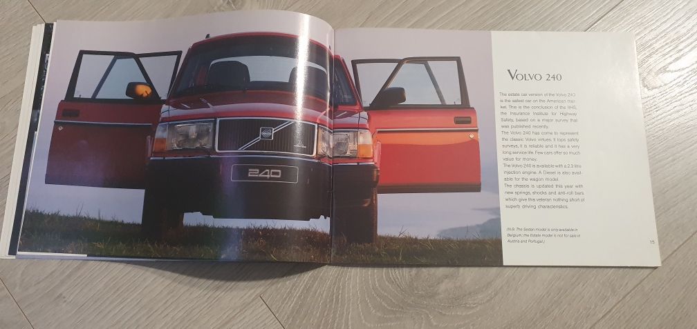 Prospekt Volvo modele 1992