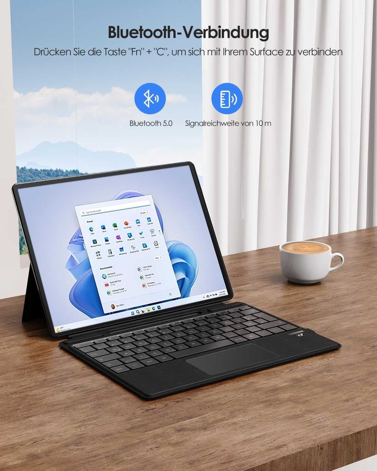 Klawiatura Bluetooth QWERTZ do Microsoft Surface Pro 8/9/X/11