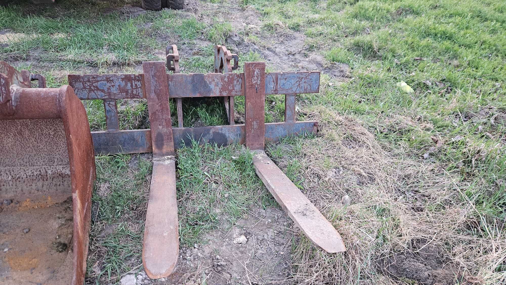 Łyżka verachtert cw10 110cm 80cm skarpówka hydrauliczna 160cm widły 5t