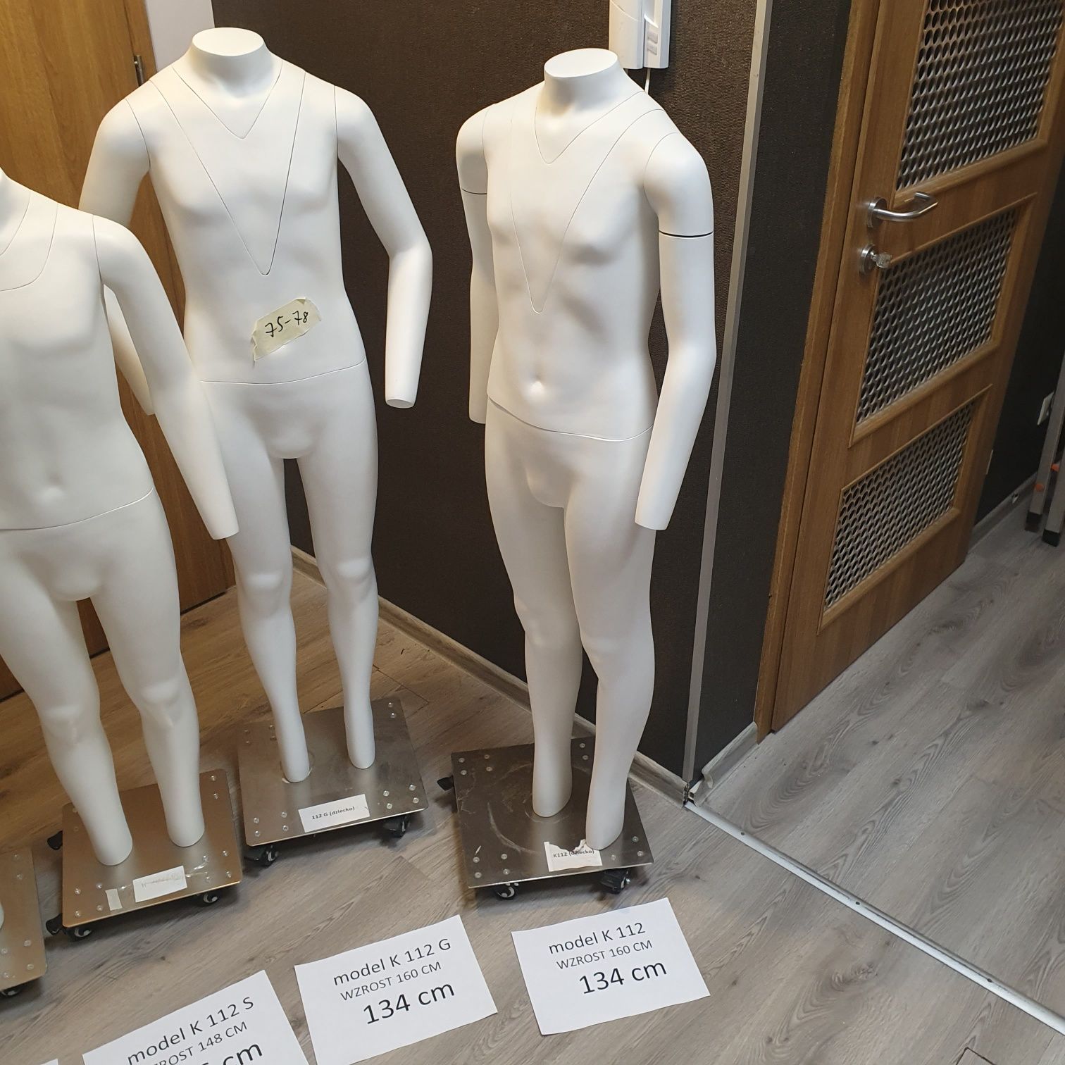 Manekiny dzieci dziecięce duchy ghost od 105 do 160 wzrostu