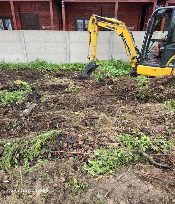 Czyszczenie działek usuwanie krzaków ,drzew .korzeni, frezowanie pni