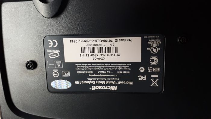 Teclados p/ PC Microsoft (2 unidades)