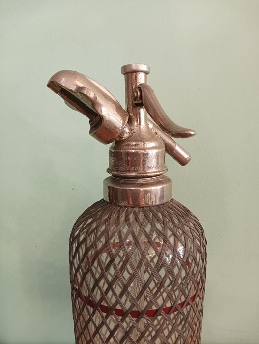 Sifão de vidro  antigo