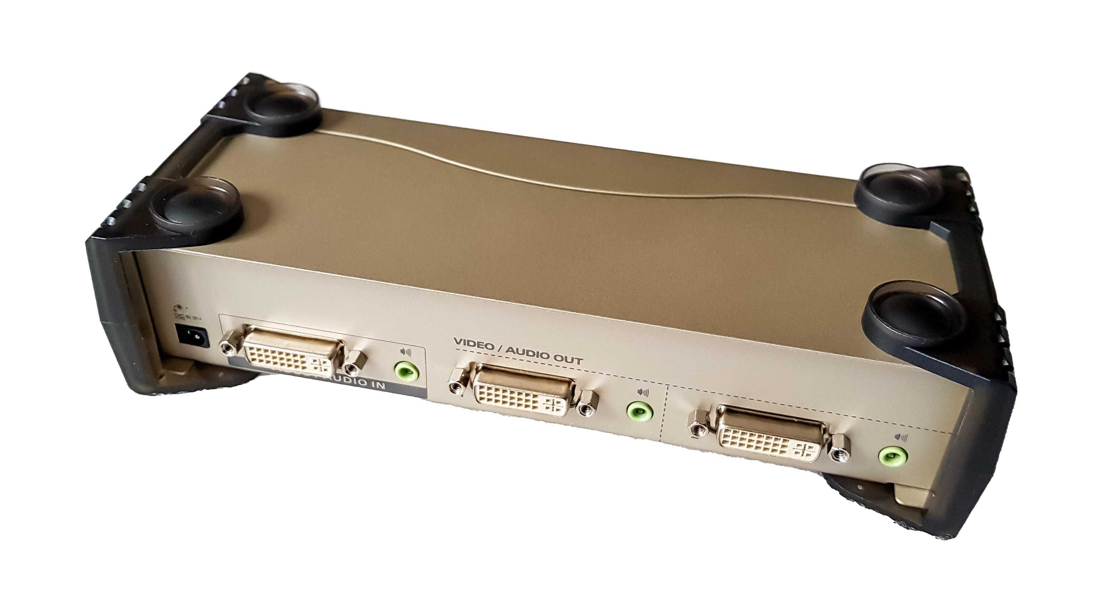 Rozdzielacz DVI | 2-portowy Splitter Full HD