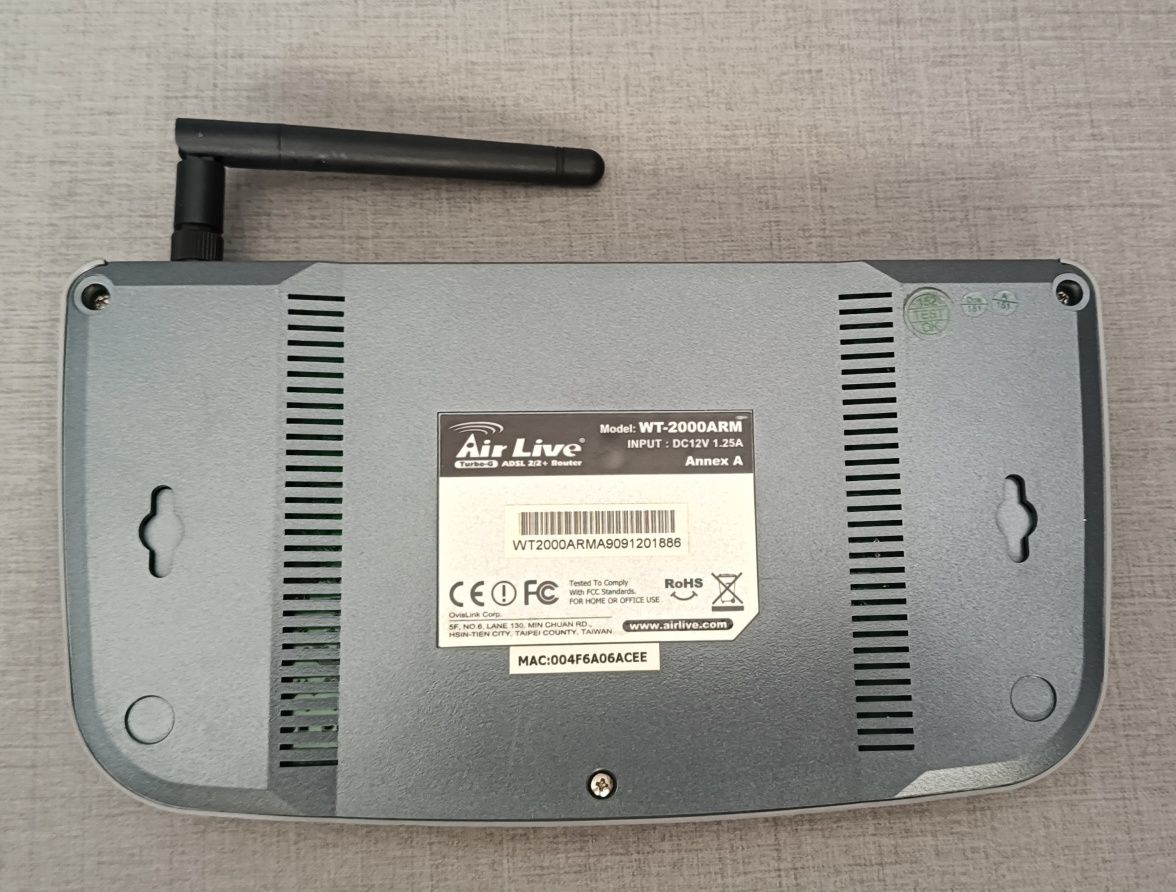Router AirLive ADSL 2/2+ Air Live WT-2000ARM A