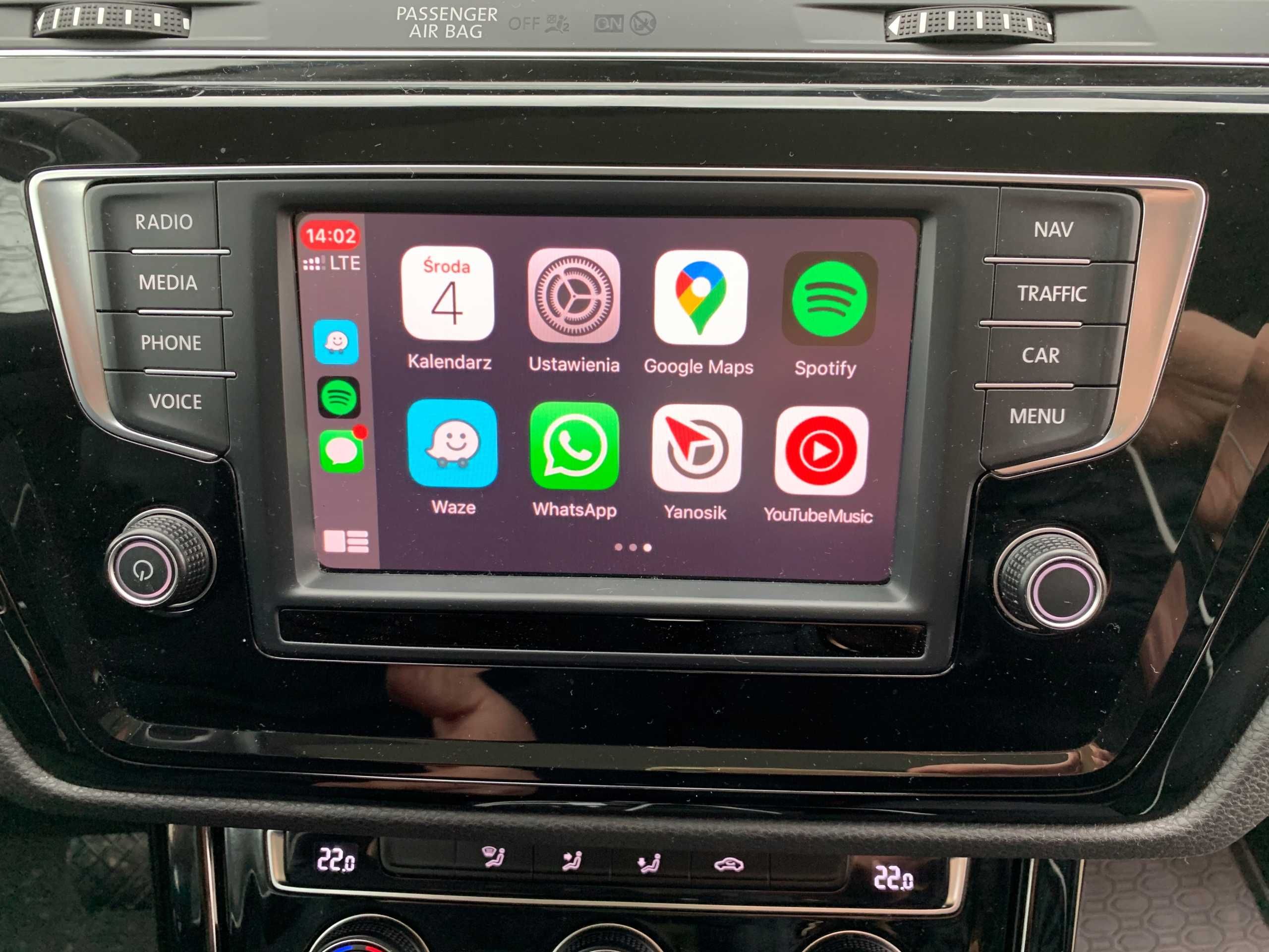 Aktywacja CarPlay Android Auto App Connect Full Link Audi VW Seat Skod