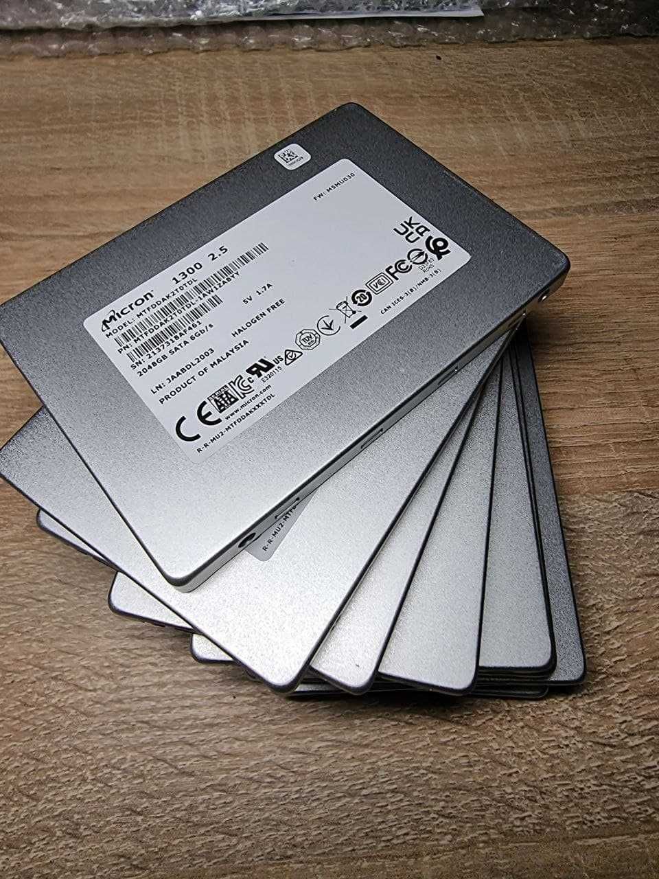 Накопичувач SSD диск SSD 2,5" 2TB Micron 1300 об'єм 2Tb  Роздріб/Гурт