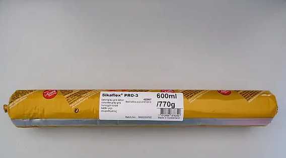 Універсальний поліуритановий клей-герметик Sika Sikaflex 600 мл, сірий