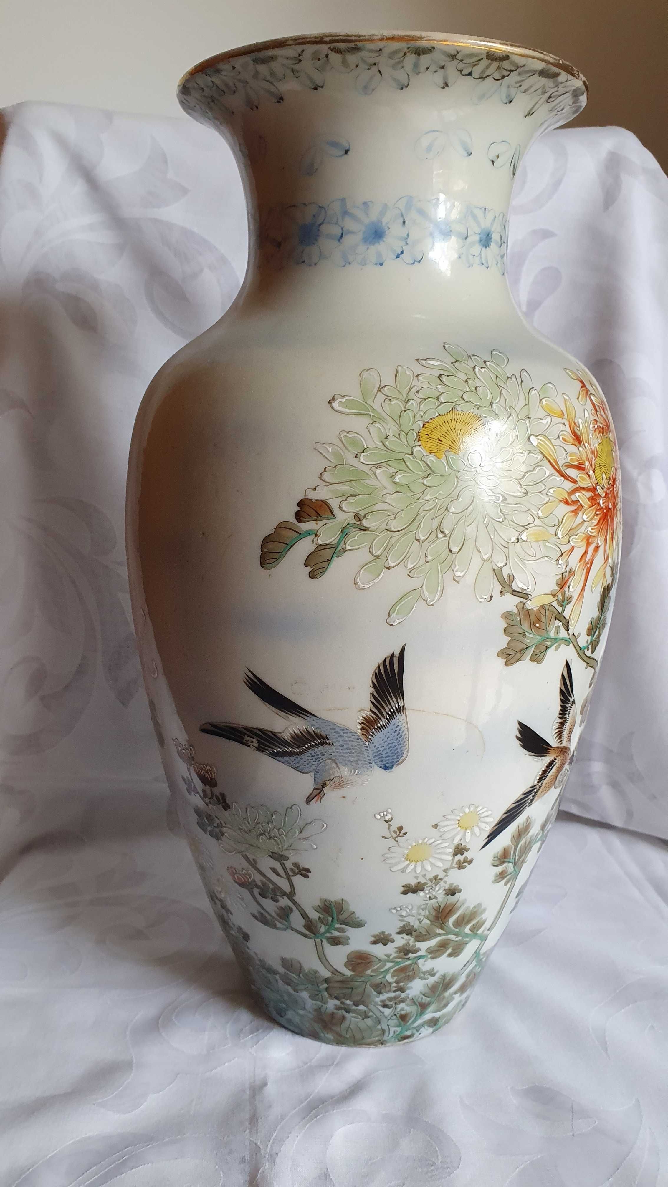 Jarrão  em porcelana antiga Japão, original pintado à mão