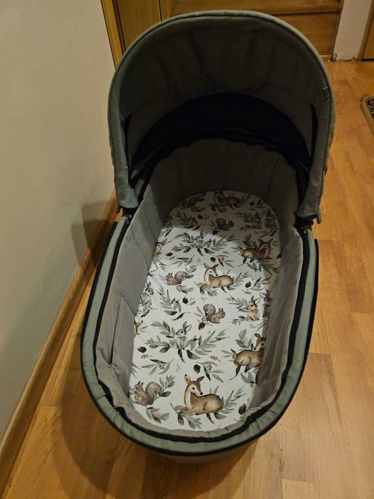3 w 1 wózek Roan i fotelik Cybex zielony na gwarancji